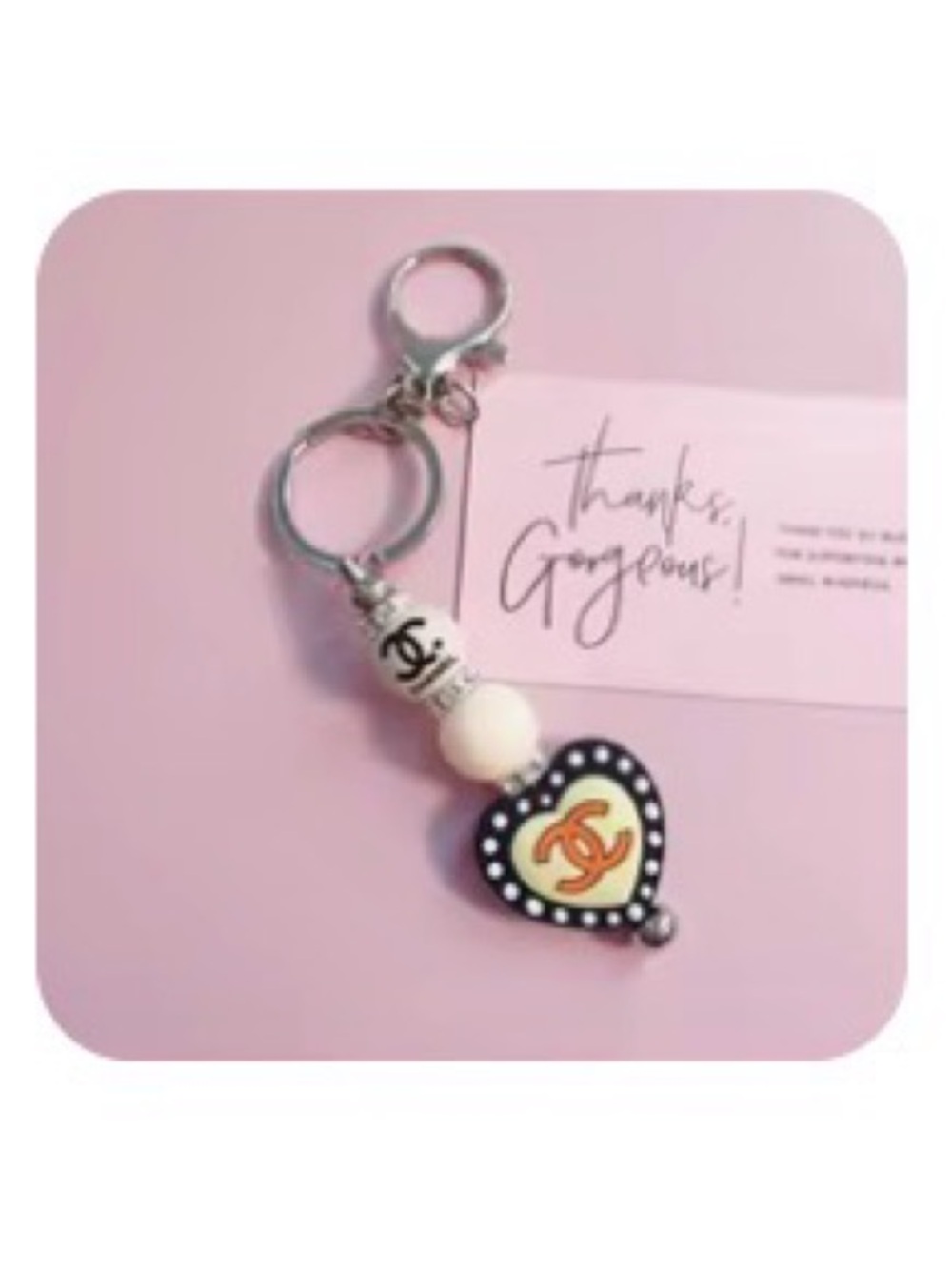 Handcrafted Fashion Designer Luxury Keychain ✨🔑